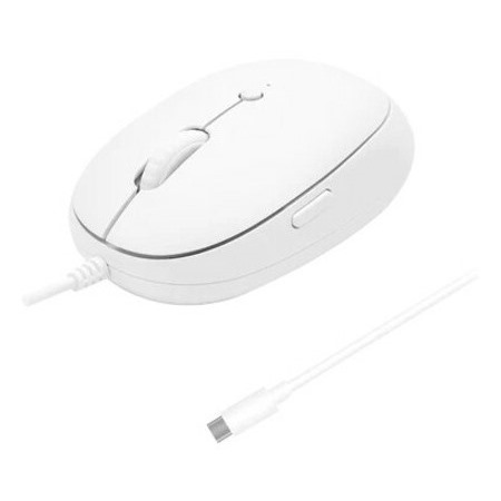 Macally MFAEC - Wired USB C Mouse for Mac with Back Button