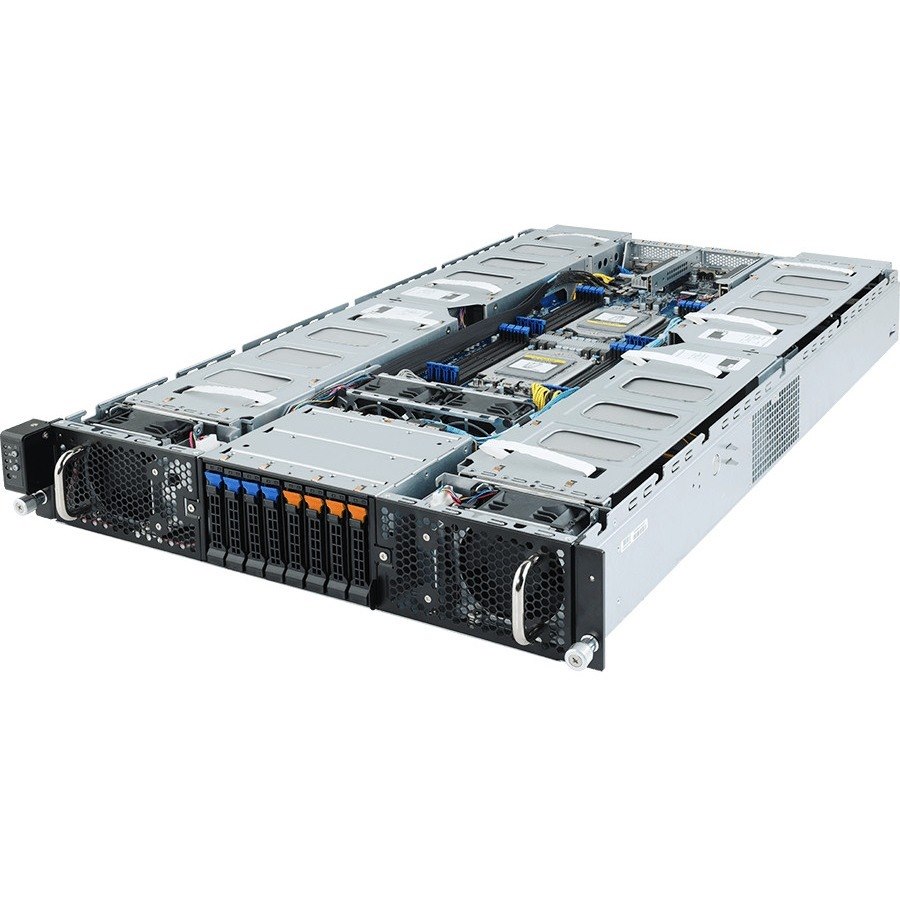 Gigabyte G292-Z42 Barebone System - 2U Rack-mountable - Socket SP3 - 2 x Processor Support