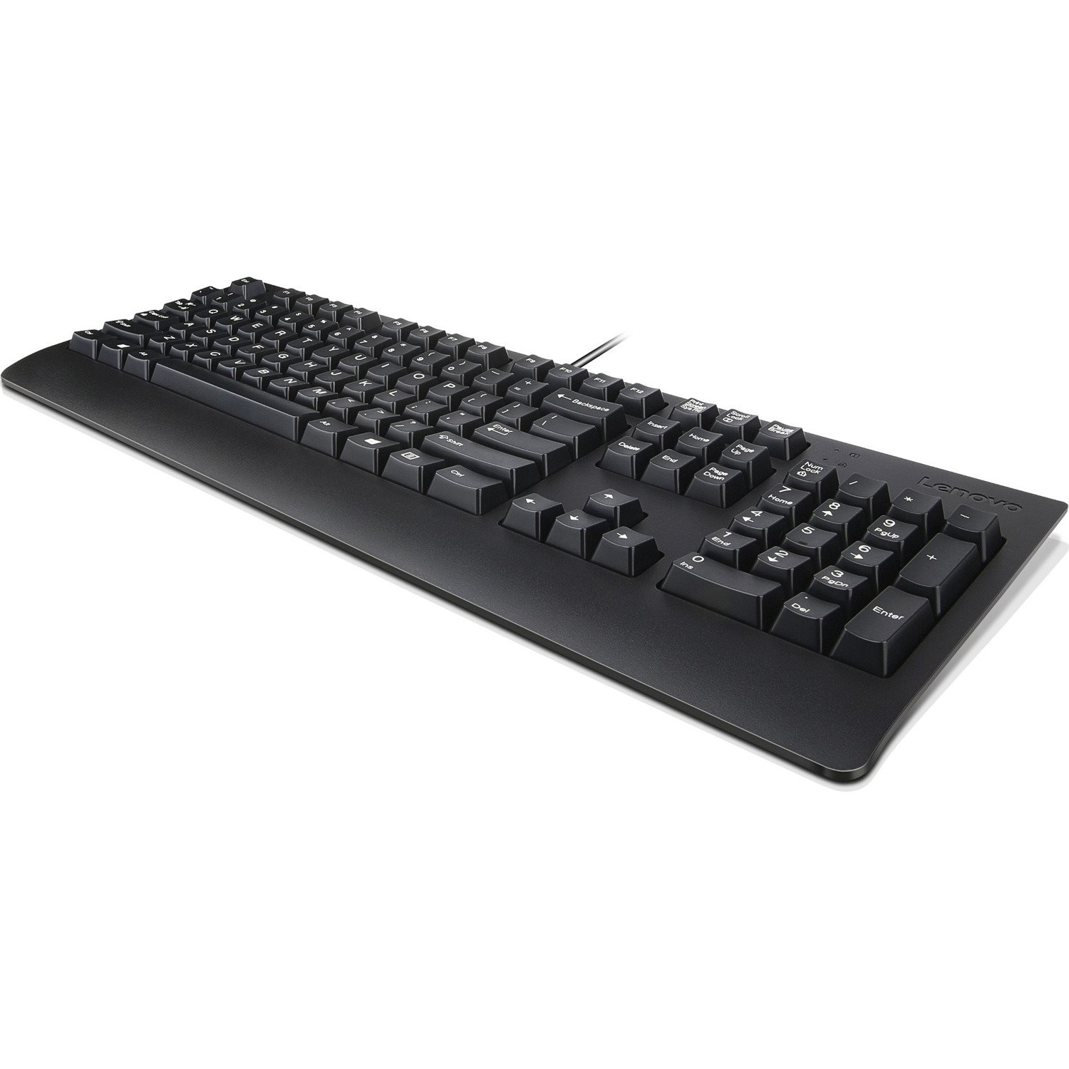 Lenovo Preferred Pro II Keyboard - Cable Connectivity - USB Interface - English (US) - Black