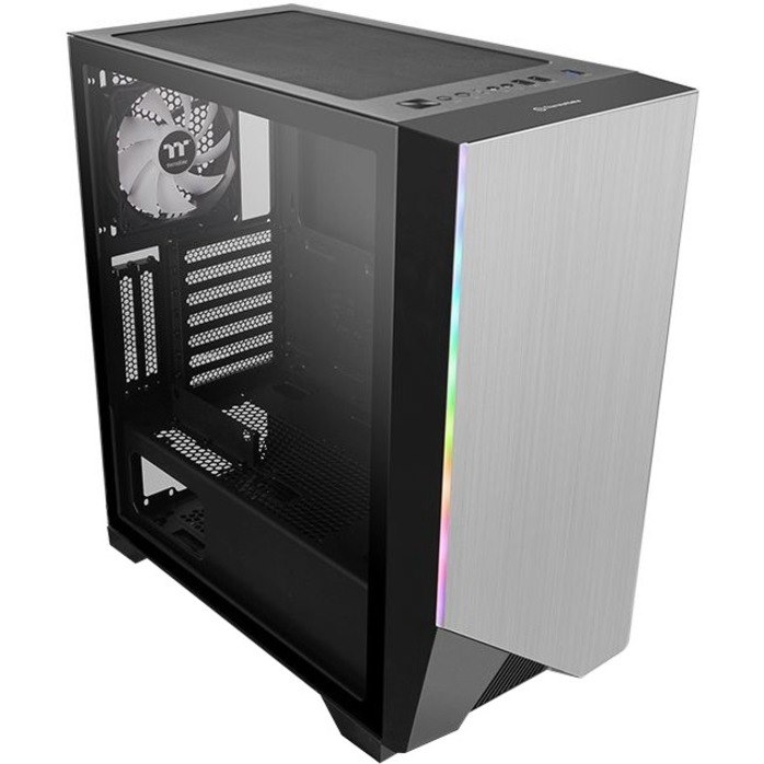 Thermaltake H550 TG ARGB Gaming Computer Case - Mini ITX, Micro ATX, ATX Motherboard Supported - Mid-tower - SPCC, Tempered Glass - Black