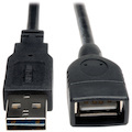 Eaton Tripp Lite Series Universal Reversible USB 2.0 Extension Cable (Reversible A to A M/F), 6 ft. (1.83 m)