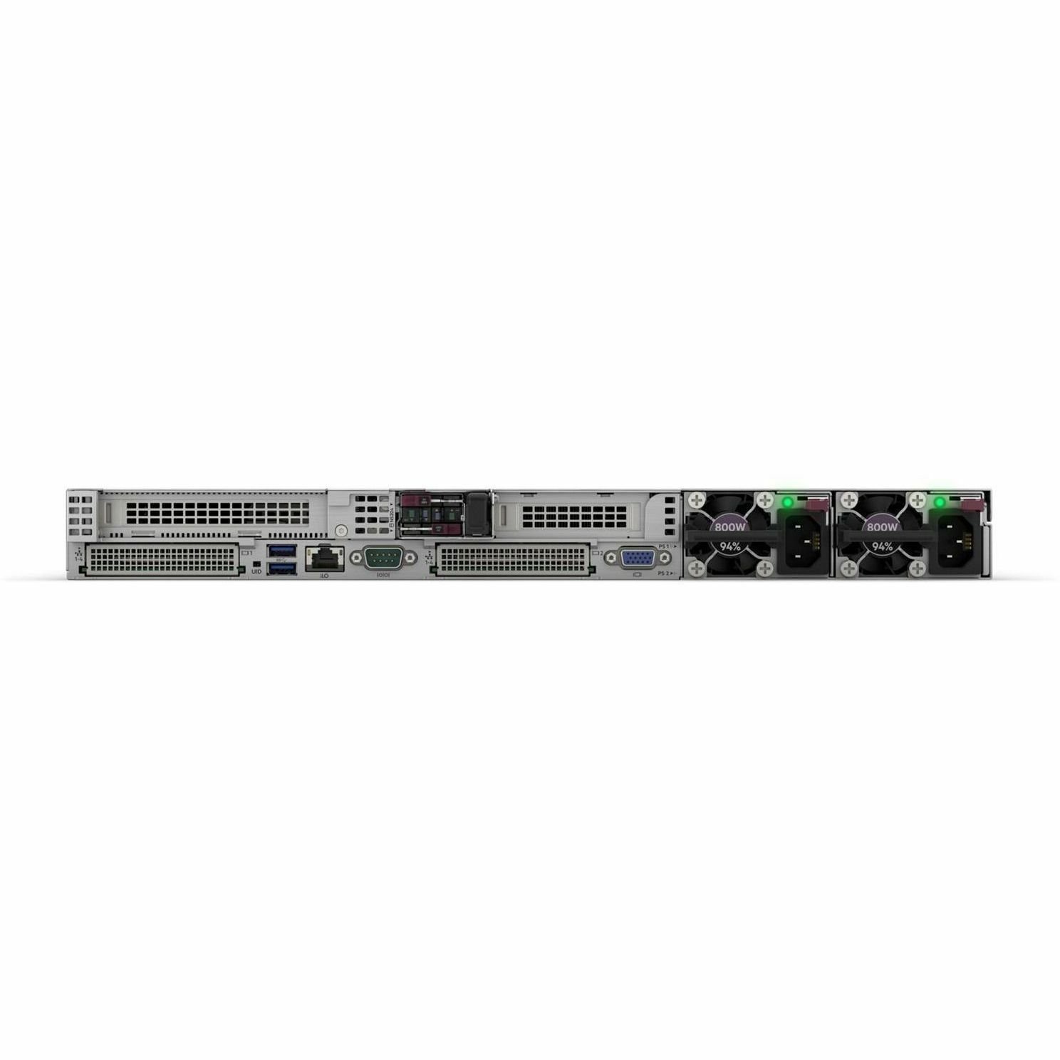 HPE ProLiant DL325 G11 1U Rack Server - 1 x AMD EPYC 9124 3 GHz - 64 GB RAM - 960 GB SSD - (2 x 480GB) SSD Configuration - 12Gb/s SAS Controller