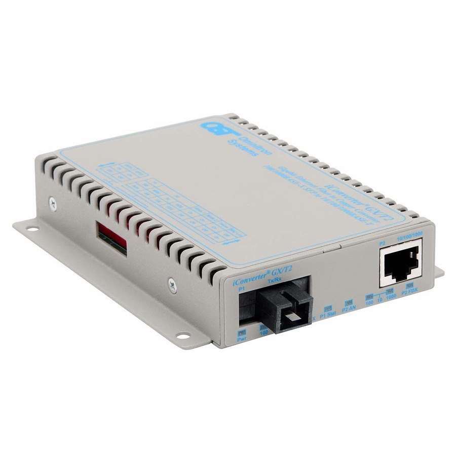 iConverter 10/100/1000 Gigabit Ethernet Single-Fiber Media Converter SC Single-Mode BiDi 20km