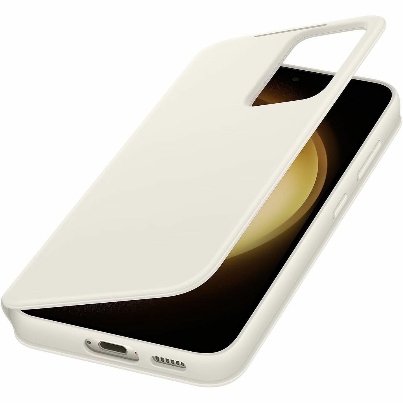 Samsung Carrying Case (Wallet) Samsung Galaxy S23 Smartphone - Cream