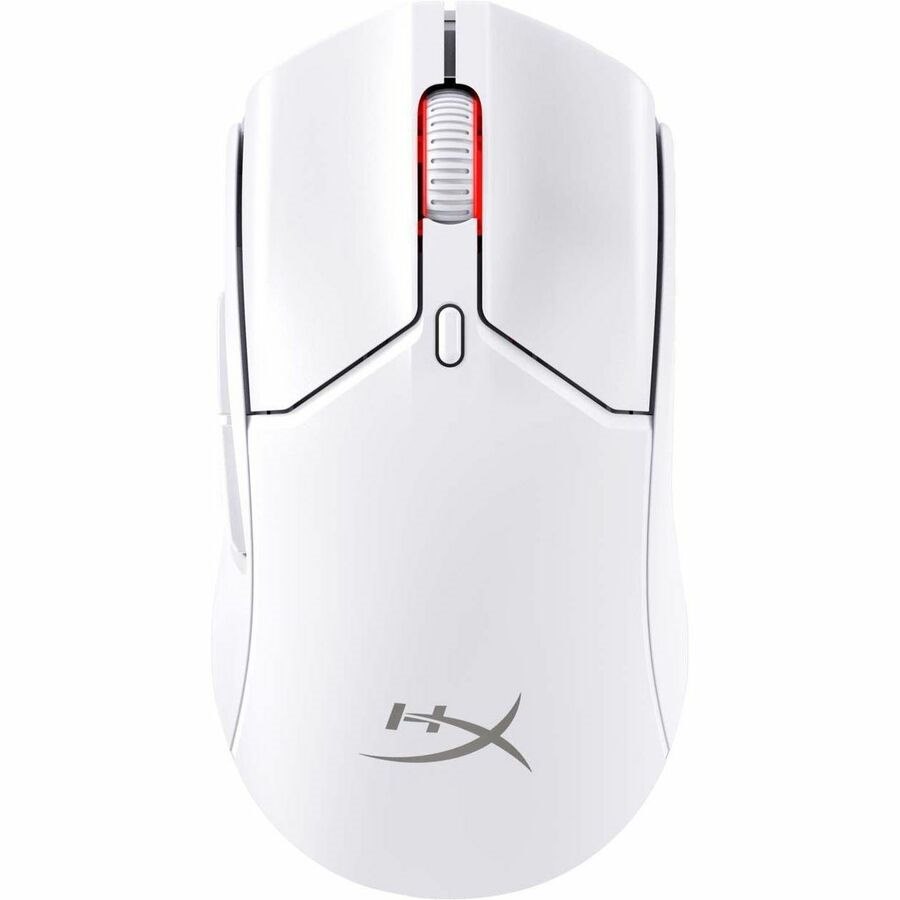 HP HyperX Pulsefire Haste Gaming Mouse - Bluetooth - USB 2.0 Type A, USB Type C - Opto-mechanical - 6 Button(s) - White, Monochrome - 2