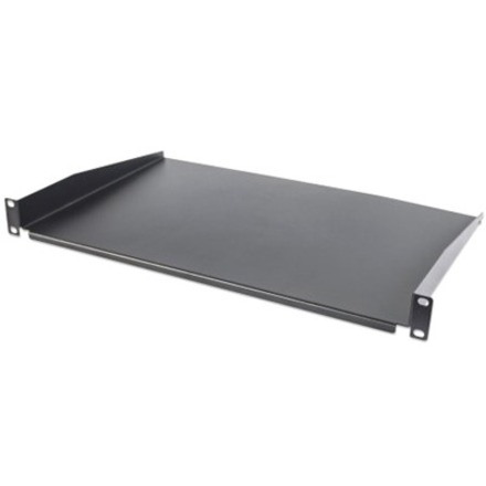 Intellinet Network Solutions 19" Cantilever Shelf, 1U, Shelf Depth 300mm, Non-Vented, Max 25kg, Black, Three Year Warranty