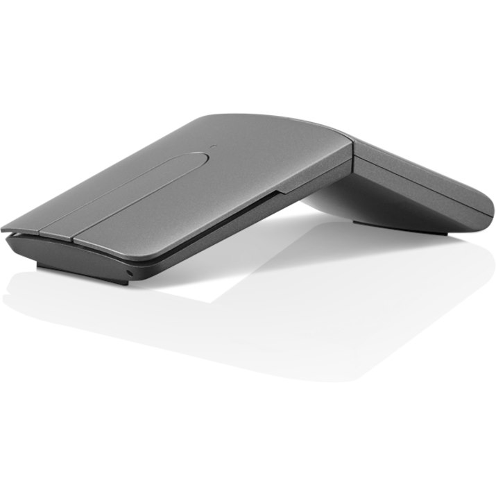 Lenovo YOGA Mouse - Bluetooth/Radio Frequency - USB - Optical - 4 Button(s) - Iron Grey