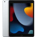 Apple iPad (9th Generation) Tablet - 10.2" - Hexa-core (A13 Bionic Dual-core (2 Core) 2.65 GHz + Thunder Quad-core (4 Core) 1.80 GHz) - 3 GB RAM - 64 GB Storage - iPad OS - Silver