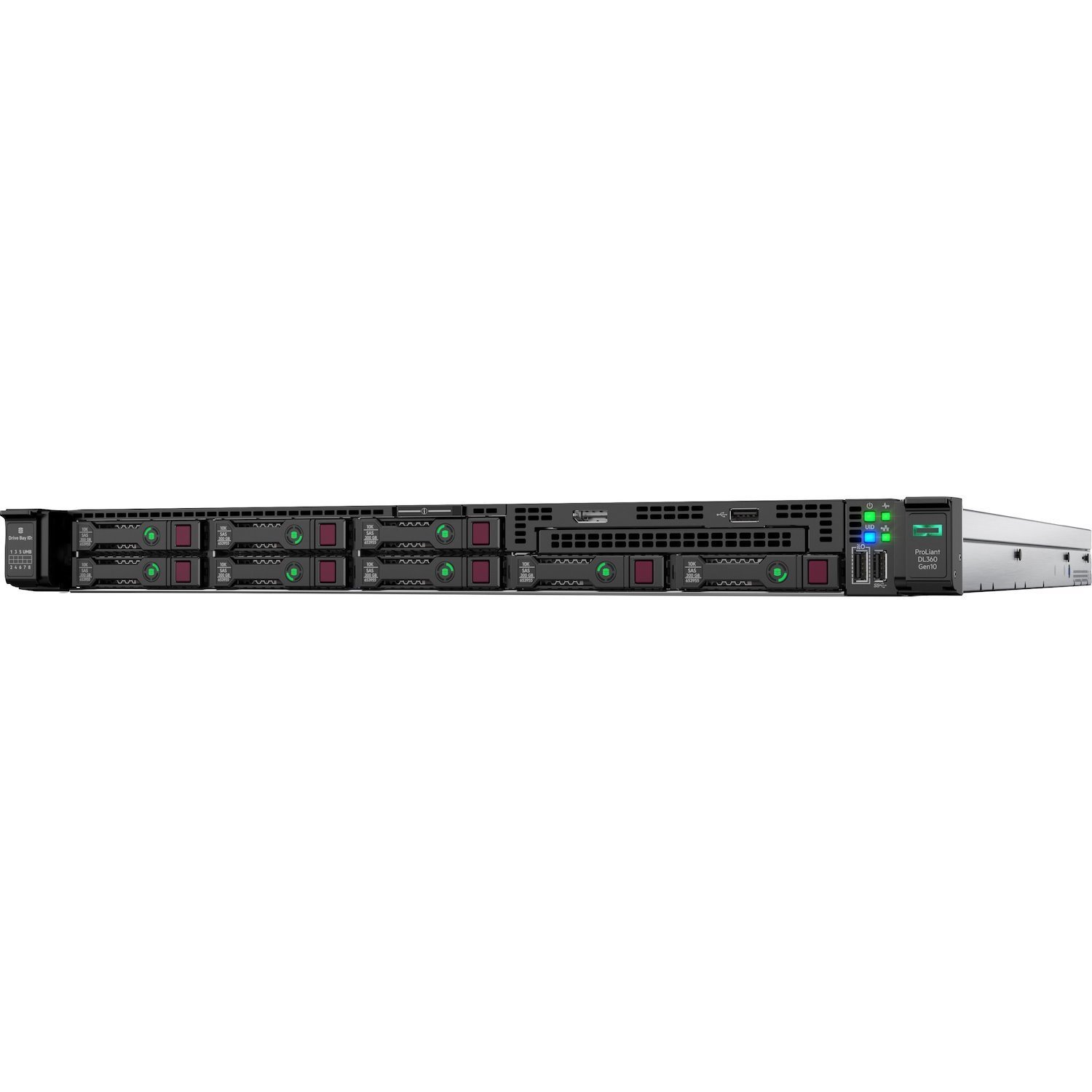 HPE ProLiant DL360 G10 1U Rack Server - 1 x Intel Xeon Gold 6226R 2.90 GHz - 32 GB RAM - Serial ATA/600 Controller - Refurbished