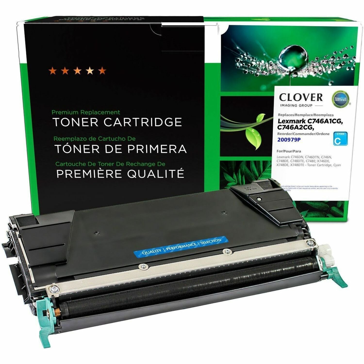 Office Depot&reg; Remanufactured Cyan Toner Cartridge Replacement For Lexmark&trade; C746, ODC746C