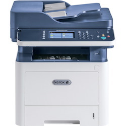 Xerox WorkCentre 3335/DNI Laser Multifunction Printer-Monochrome-Copier/Fax/Scanner-35 ppm Mono Print-1200x1200 dpi Print-Automatic Duplex Print-50000 Pages-300 sheets Input-600 dpi Optical Scan-Wireless LAN