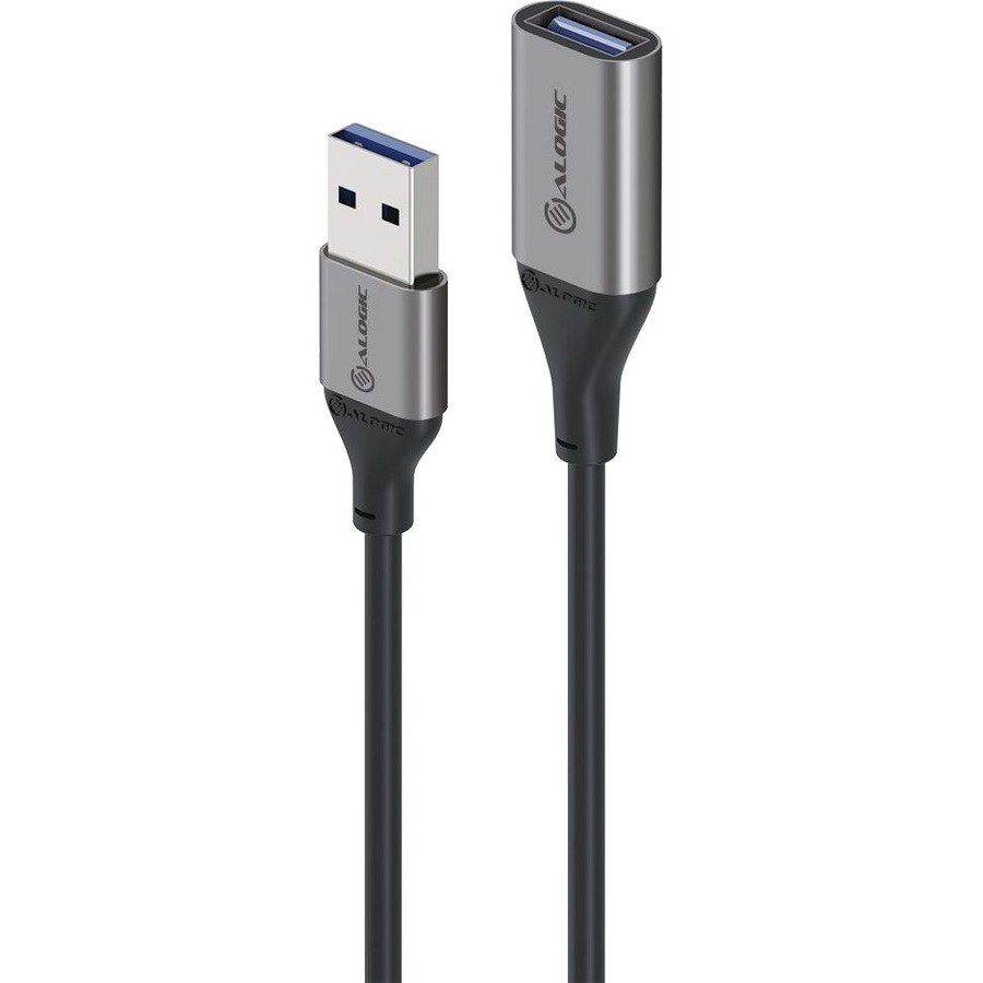 Alogic Ultra USB3.0 USB-A (Male) to USB-A (Female) Extension Cable - Space Grey - 2m