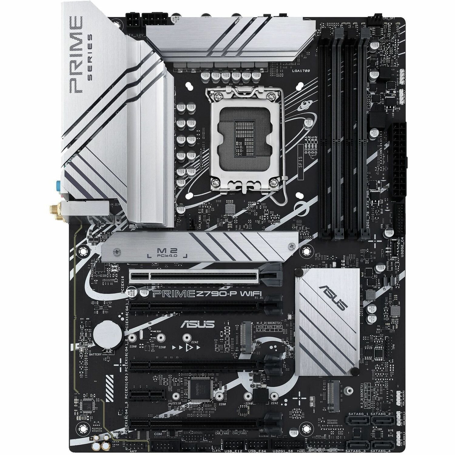 Asus Prime Z790-P WIFI Desktop Motherboard - Intel Z790 Chipset - Socket LGA-1700 - ATX