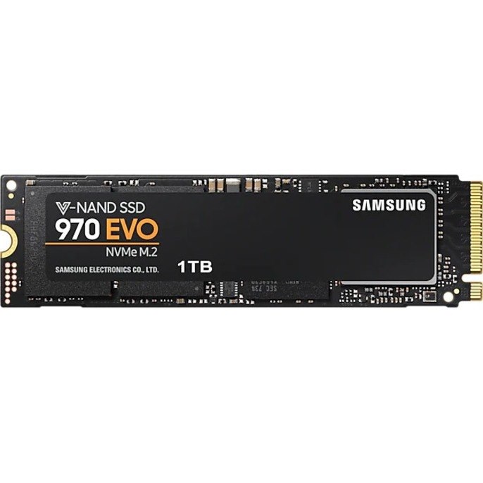 Samsung 980 MZ-V8V1T0BW 1 TB Solid State Drive - M.2 2280 Internal - PCI Express NVMe (PCI Express NVMe 3.0 x4) - Black