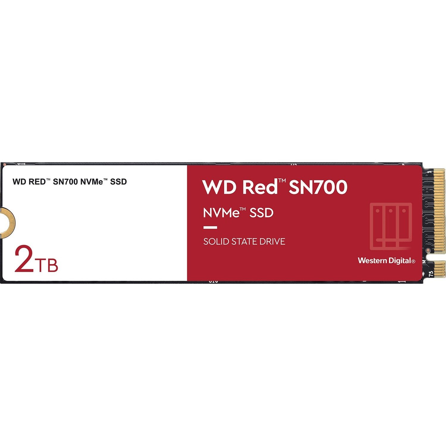 WD Red S700 WDS200T1R0C 2 TB Solid State Drive - M.2 2280 Internal - PCI Express NVMe (PCI Express NVMe 3.0 x4)