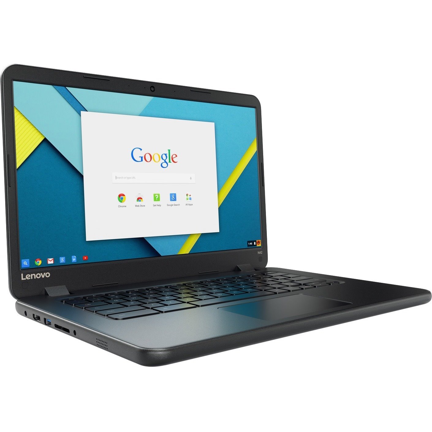 Lenovo N42-20 80VJ0003CF 14" Touchscreen Chromebook - Intel Celeron N3060 - 4 GB - 16 GB Flash Memory - French Keyboard