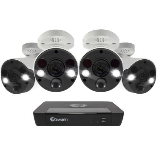 Swann 8 Channel Night Vision Wired Video Surveillance System 2 TB HDD