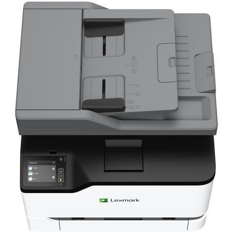 Lexmark GO Line MC300 MC3224i Laser Multifunction Printer-Color-Copier/Scanner-24 ppm Mono/24 ppm Color Print-2400x600 dpi Print-Automatic Duplex Print-30000 Pages-251 sheets Input-Color Flatbed Scanner-600 dpi Optical Scan-Wireless LAN-Apple AirPrin