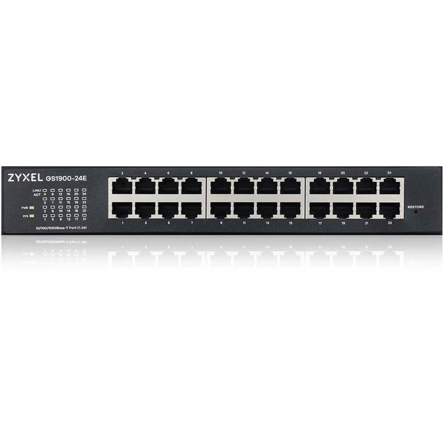 ZYXEL GS1900 GS1900-24E 24 Ports Ethernet Switch - Gigabit Ethernet - 10/100/1000Base-T