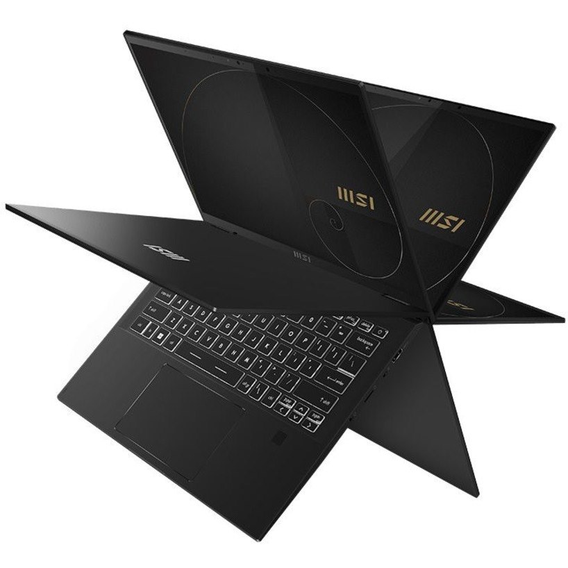 MSI Summit E14Flip A12MT-015 14" Touchscreen Convertible 2 in 1 Notebook - QHD+ - Intel Core i7 12th Gen i7-1260P - 32 GB - 1 TB SSD - Ink Black