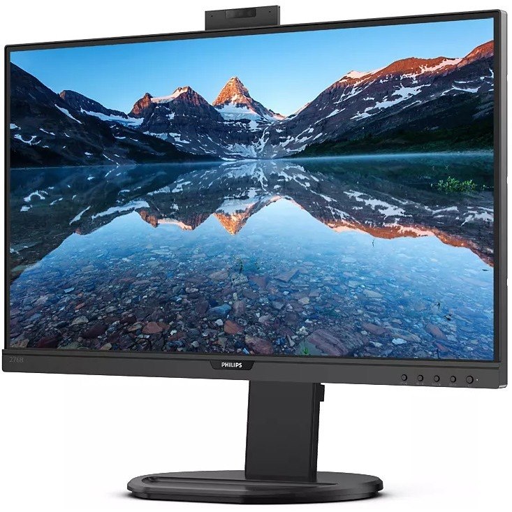 Philips 276B9H 27" Class Webcam WQHD LCD Monitor - 16:9 - Textured Black