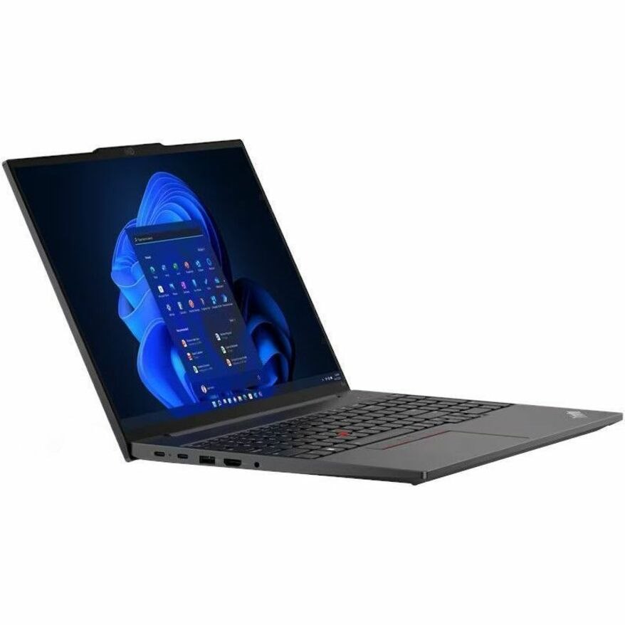 Lenovo ThinkPad E16 Gen 1 21JT001QUS 16" Notebook - WUXGA - AMD Ryzen 7 7730U - 16 GB - 512 GB SSD - English Keyboard - Graphite Black