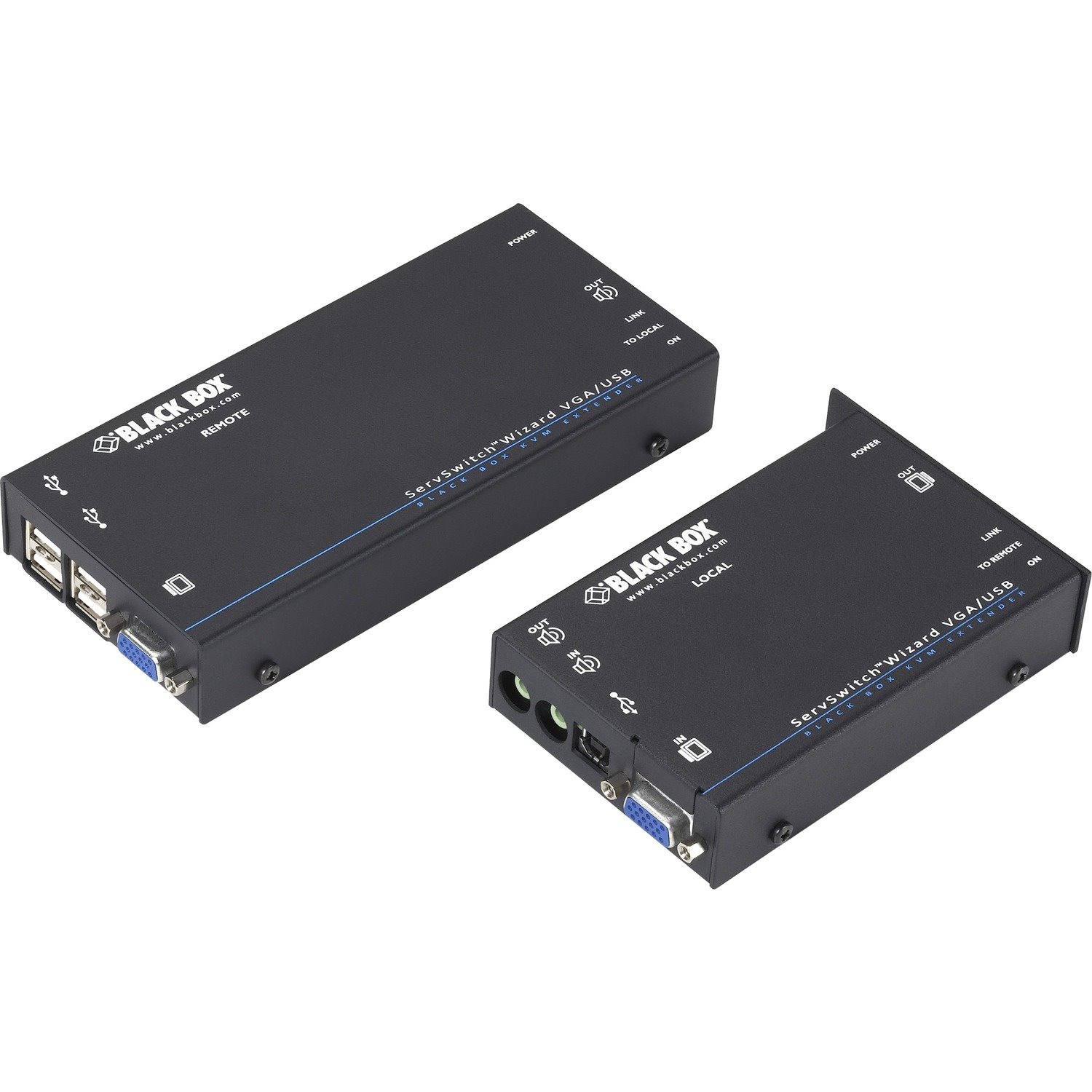 Black Box ServSwitch Wizard USB KVM Extender With Audio