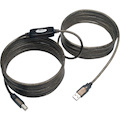 Tripp Lite by Eaton USB 2.0 A to B Active Repeater Cable (M/M), 25 ft. (7.62 m)