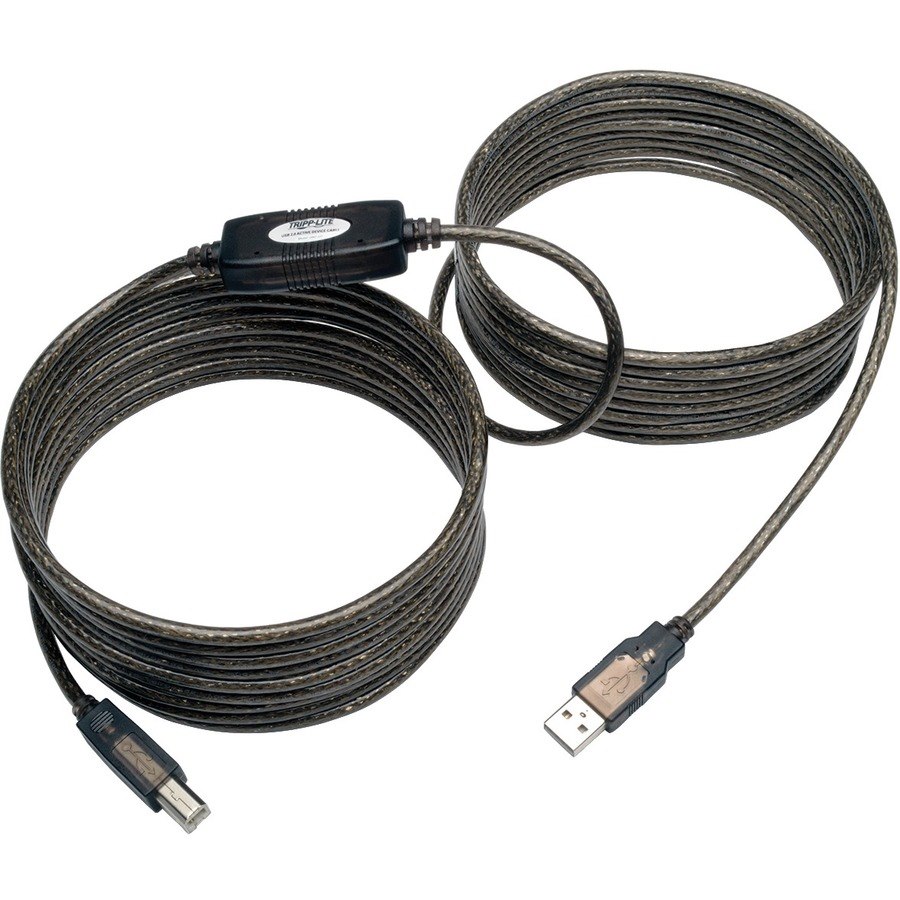 Tripp Lite 25ft USB 2.0 Hi-Speed Active Repeater Cable USB-A to USB-B M/M