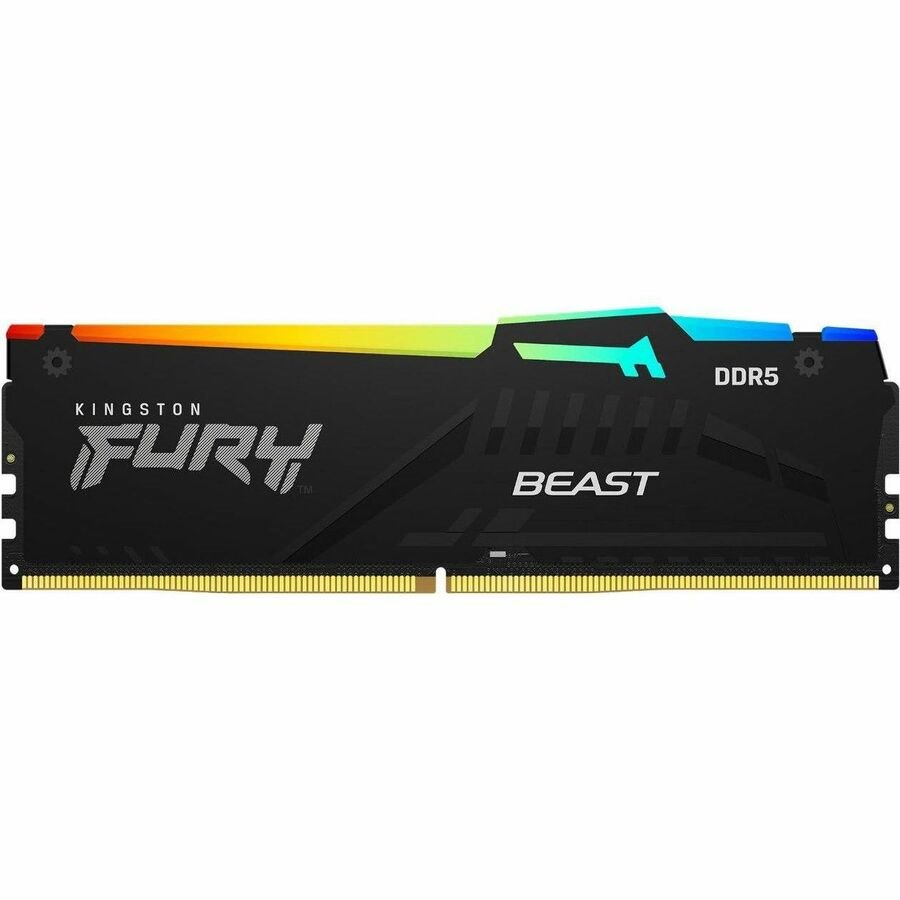 Kingston 128GB (4x32GB) DDR5 5600MT/s CL40 FURY Beast Black RGB XMP