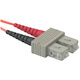 C2G-4m LC-SC 62.5/125 OM1 Duplex Multimode PVC Fiber Optic Cable - Orange
