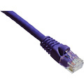 Axiom 100FT CAT6A 650mhz Patch Cable Molded Boot (Purple) - TAA Compliant