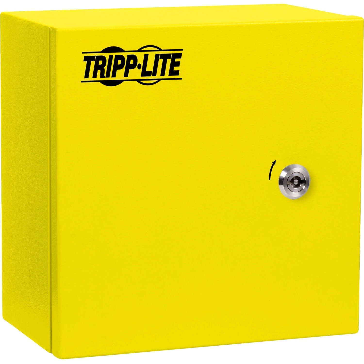 Eaton Tripp Lite Series SmartRack Outdoor Industrial Enclosure with Lock - NEMA 4, Surface Mount, Metal Construction, 10 x 10 x 6 in., Yellow