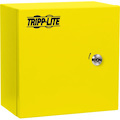 Tripp Lite by Eaton SmartRack Outdoor Industrial Enclosure with Lock - NEMA 4, Surface Mount, Metal Construction, 10 x 10 x 6 in., Yellow