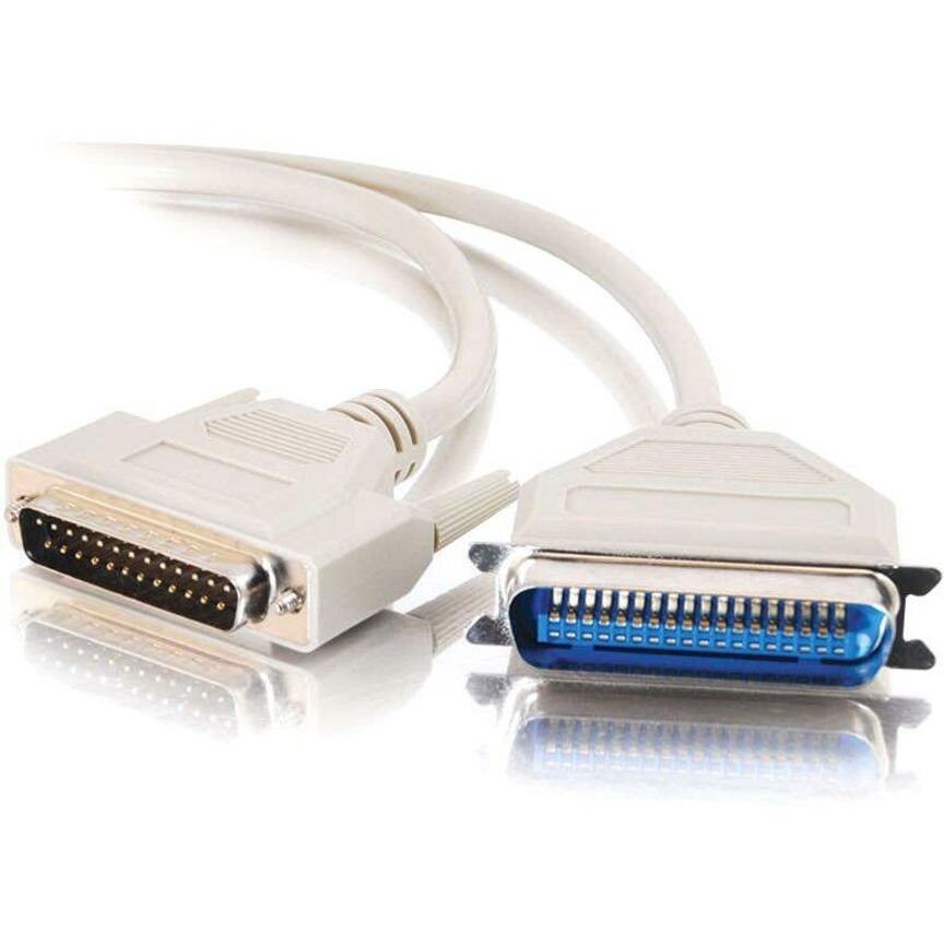 C2G 6ft DB25 Male to Centronics 36 Male Parallel Printer Cable