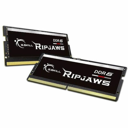 G.SKILL Ripjaws F5-5600S4645A32GX2-RS RAM Module for Notebook, Desktop PC - 64 GB (2 x 32GB) - DDR5-5600/PC5-44800 DDR5 SDRAM - 5600 MHz - CL46 - 1.10 V