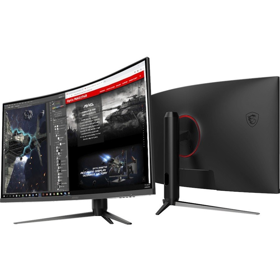 MSI Optix G321CQP 32" Class WQHD Curved Screen Gaming LCD Monitor - 16:9