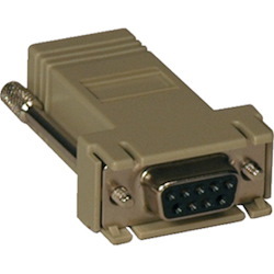 Tripp Lite by Eaton Modular Serial Crossover Adapter Ethernet to Console Server RJ45-F/DB9-F