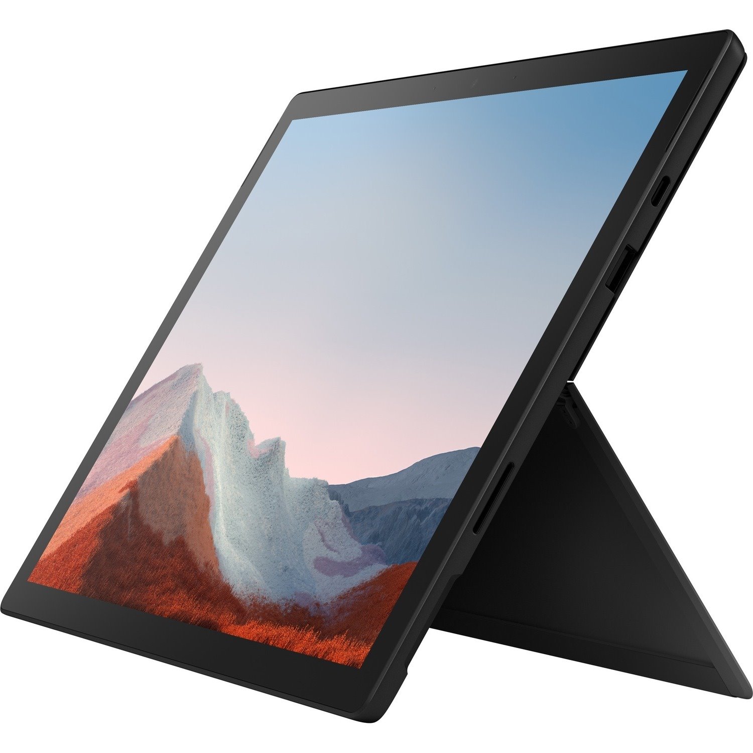 Microsoft Surface Pro 7+ Tablet - 12.3" - Core i7 11th Gen i7-1165G7 Quad-core (4 Core) 4.70 GHz - 16 GB RAM - 256 GB SSD - Windows 10 Pro - Matte Black