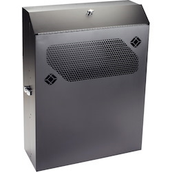 Black Box Low-Profile Vertical Wallmount Cabinet - 4U, 24"D Equipment