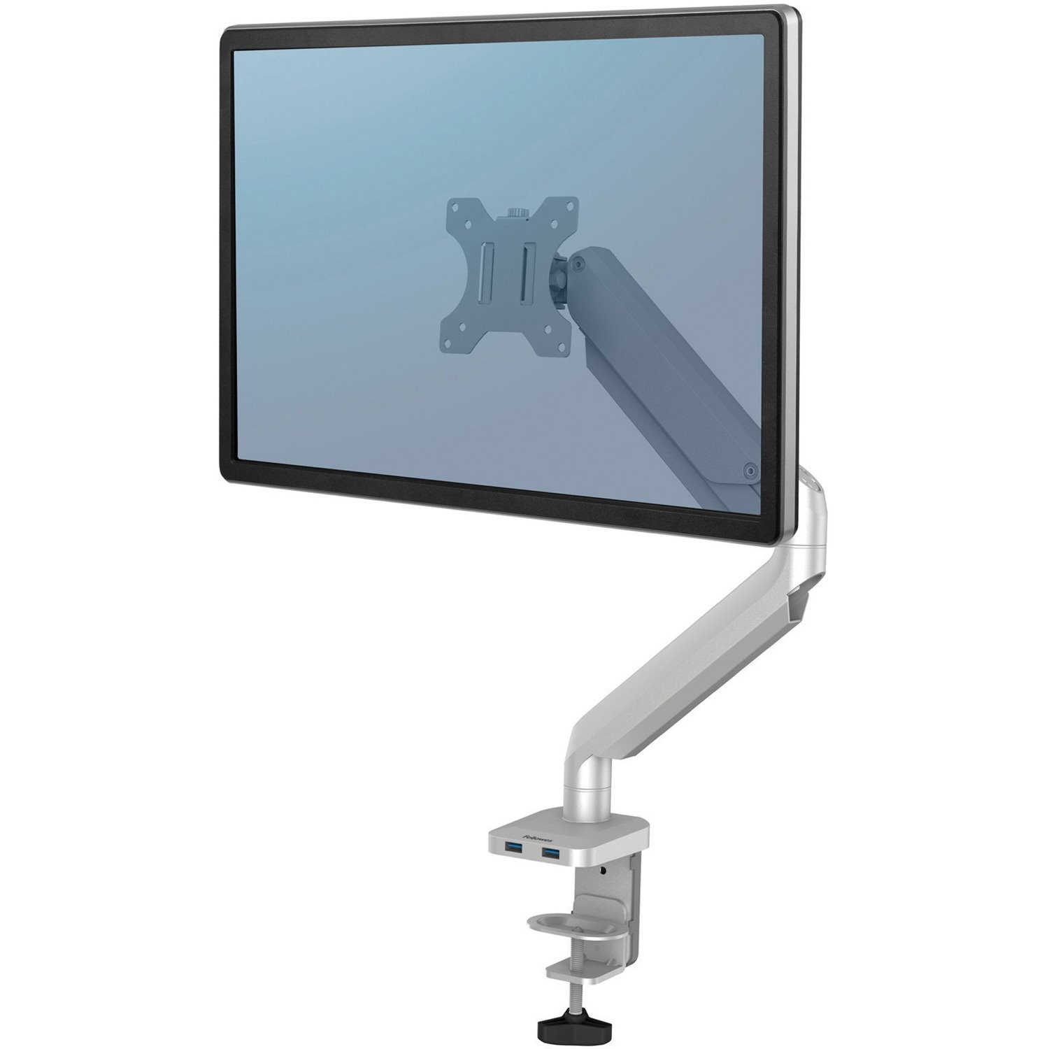 Fellowes Platinum Mounting Arm for Monitor - Silver