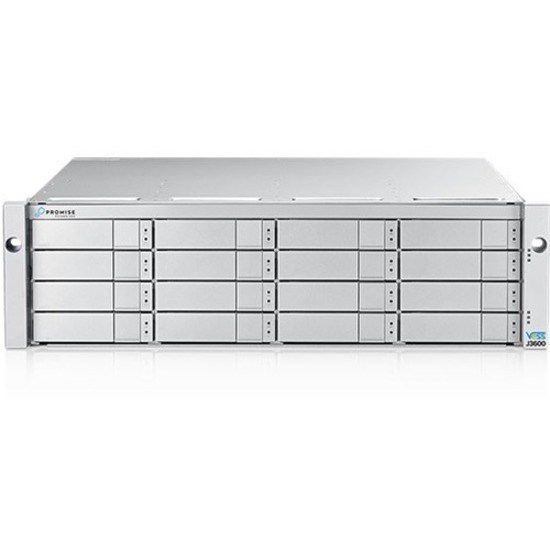 Promise Vess J3600SS Drive Enclosure - 12Gb/s SAS Host Interface - 3U Rack-mountable - Silver