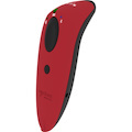 Socket Mobile SocketScan S720 Asset Tracking, Loyalty Program, Transportation, Inventory, Ticketing, Delivery, Hospitality Handheld Barcode Scanner - Wireless Connectivity - Red