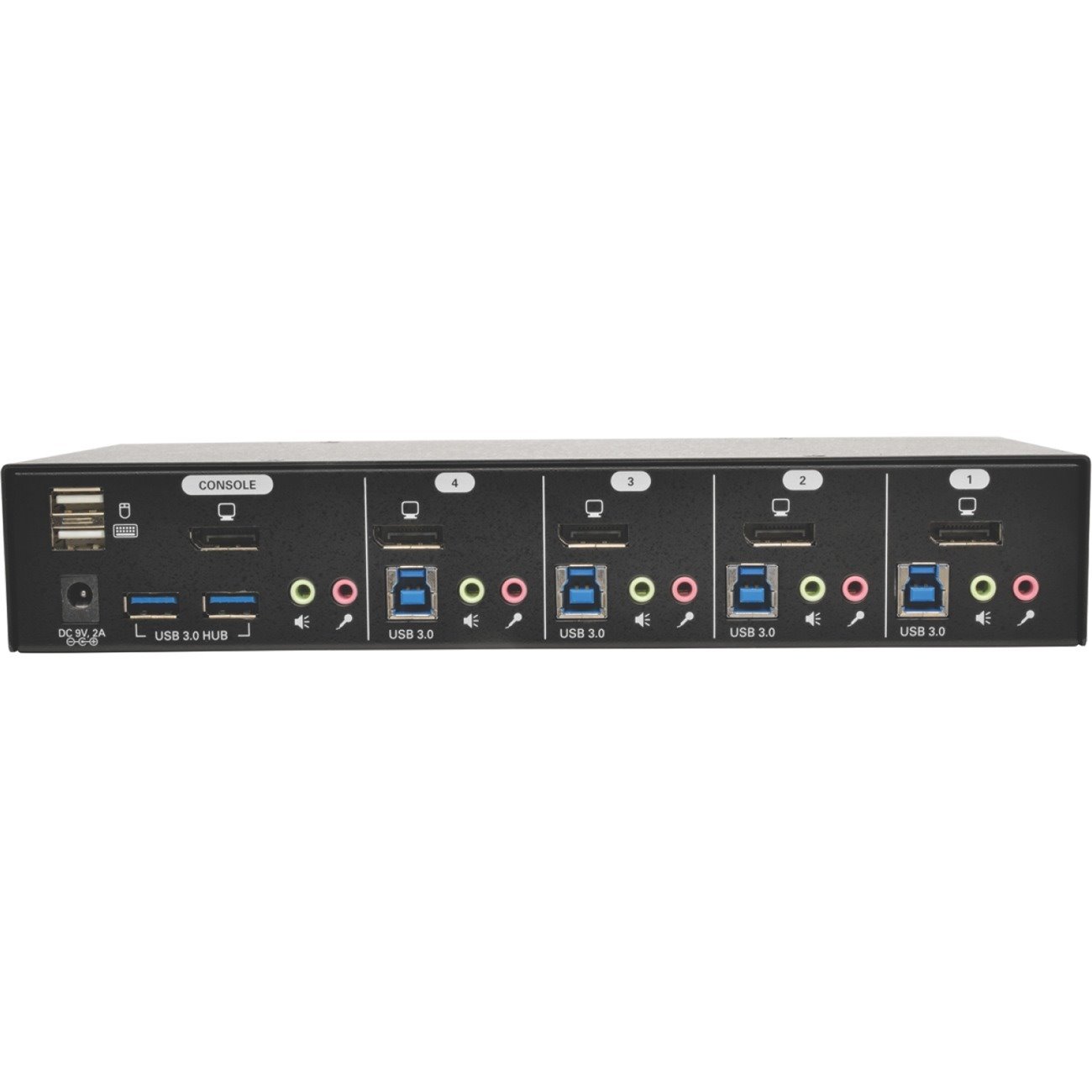 Tripp Lite by Eaton 4-Port DisplayPort KVM Switch with Audio, Cables and USB 3.0 SuperSpeed Hub