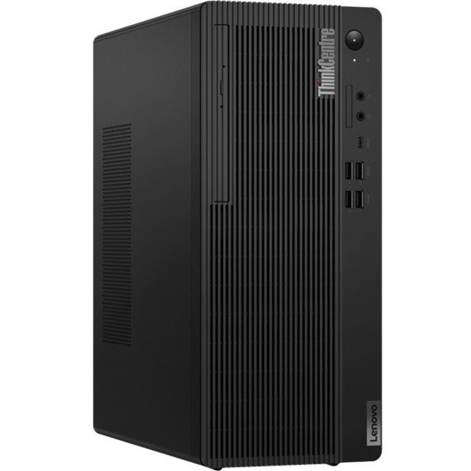 Lenovo ThinkCentre M80t Gen 3 11TE0001CA Desktop Computer - Intel Core i9 12th Gen i9-12900 Hexadeca-core (16 Core) 2.40 GHz - 16 GB RAM DDR5 SDRAM - 256 GB M.2 PCI Express NVMe 4.0 SSD - Tower - Raven Black