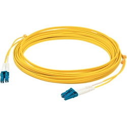 AddOn 5m LC (Male) to LC (Male) Yellow OM1 Duplex Plenum-Rated Fiber Patch Cable