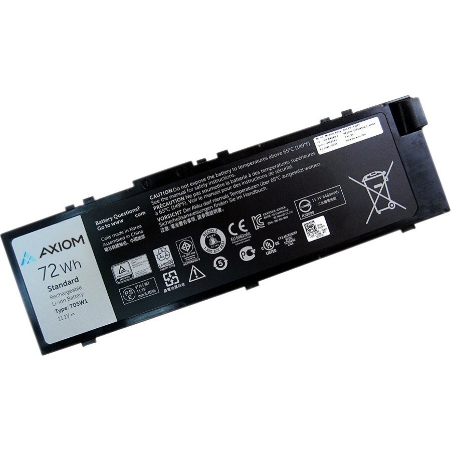 Axiom LI-ION 6-Cell NB Battery for Dell - 451-BBSE