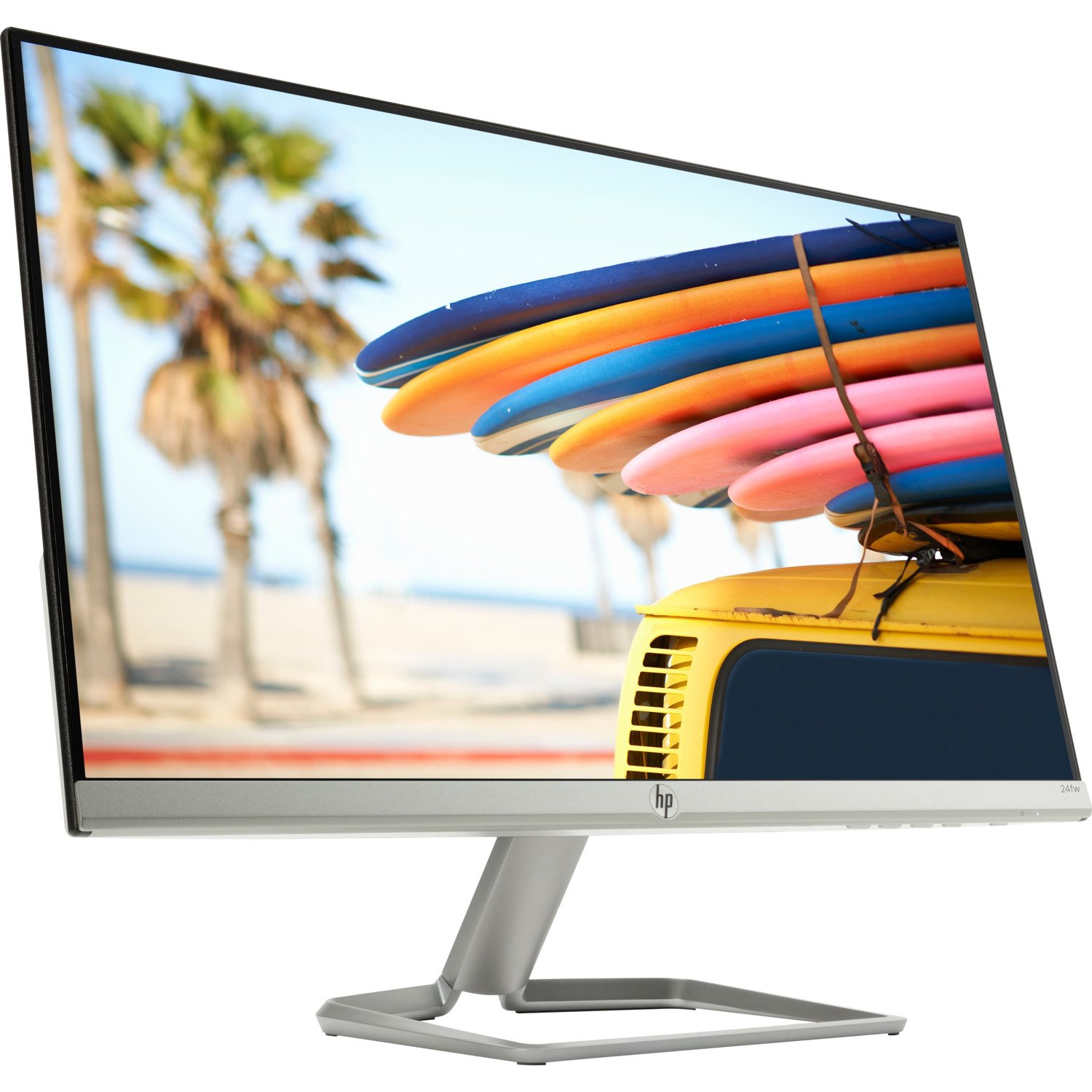 HP 24fw Full HD LCD Monitor - 16:9 - Silver