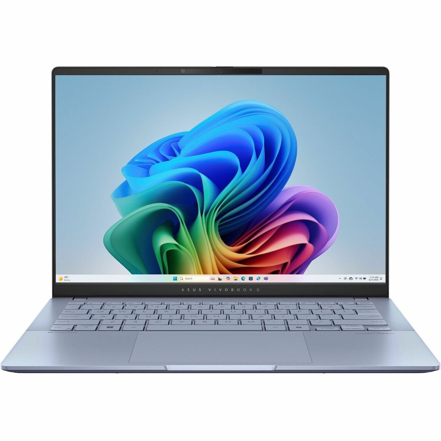 Asus VivoBook S14 S5406 S5406SA-DH76 14" Copilot+ PC Notebook - WUXGA - Intel Core Ultra 7 258V - 32 GB - 1 TB SSD - Mist Blue