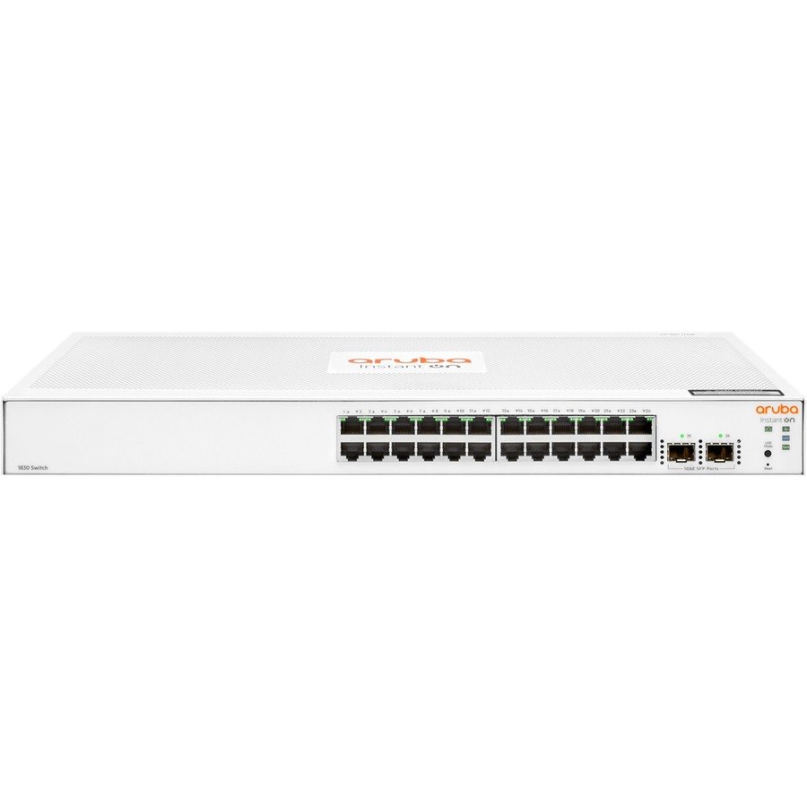 HPE Instant On 1830 24 Ports Manageable Ethernet Switch - Gigabit Ethernet - 10/100/1000Base-T, 100/1000Base-X